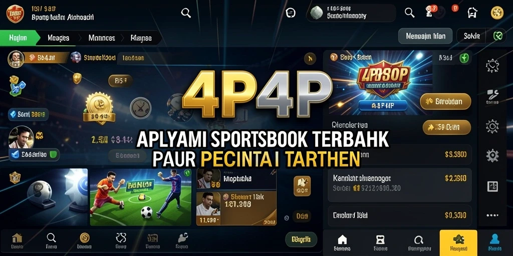 Screenshot utama 4P4P menampilkan antarmuka taruhan yang menarik.