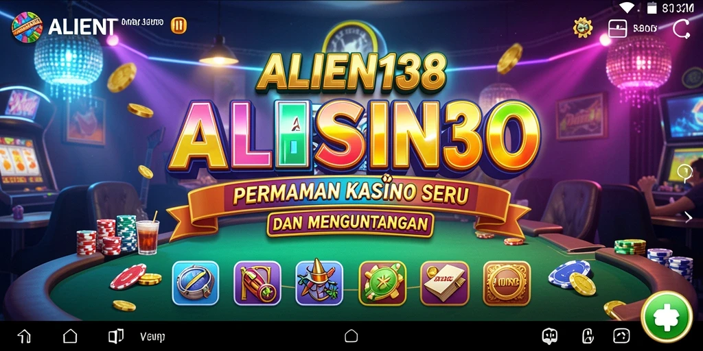 Tampilan gameplay seru di ALIEN138, menampilkan aksi kasino yang mendebarkan.