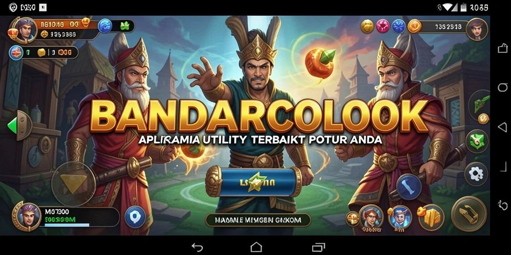 Tampilan antarmuka BANDARCOLOK yang mudah digunakan dan fungsional.