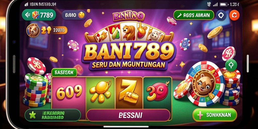 Tampilan visual yang menarik dari gameplay BNI789 di kasino.