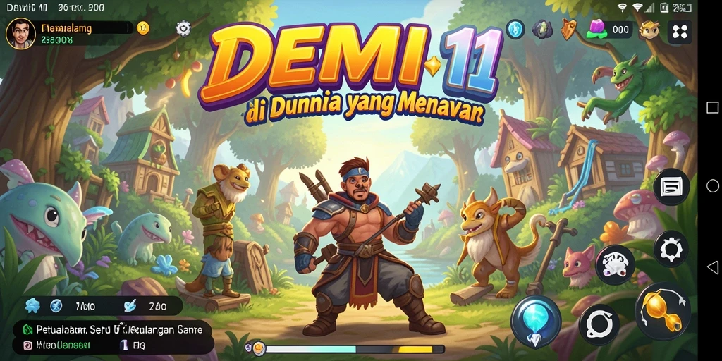 Screenshot menunjukkan momen mendebarkan saat menjelajahi dunia dalam <strong>DEMI11</strong>.