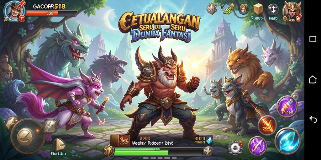 Screenshot GACOR518 menampilkan karakter dalam petualangan seru.