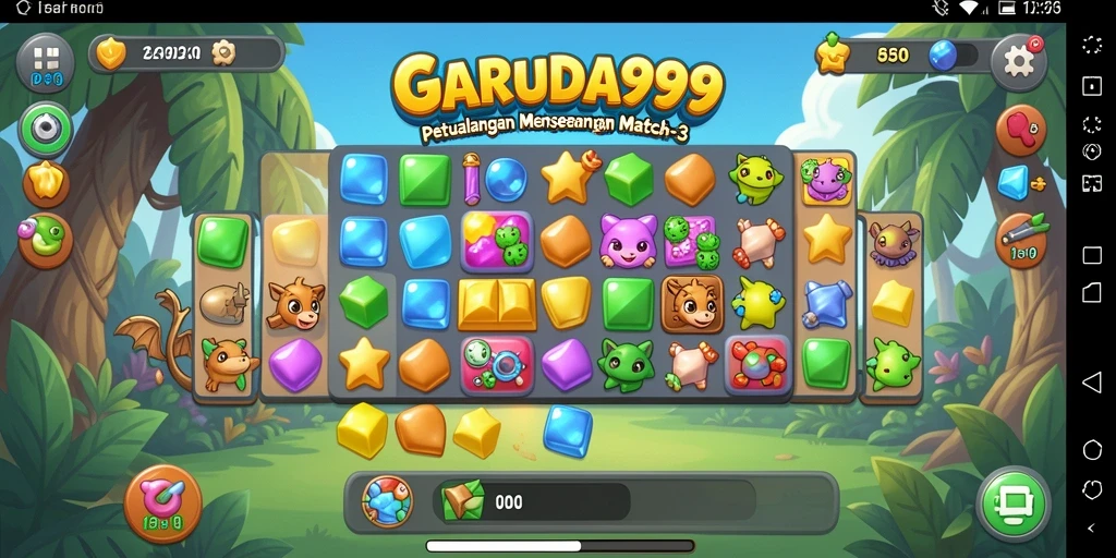 Tampilan gameplay GARUDA999 yang menarik dan penuh warna.