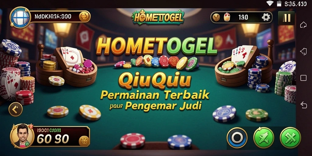 Tampilan gameplay QiuQiu yang seru dan menegangkan di HOMETOGEL.