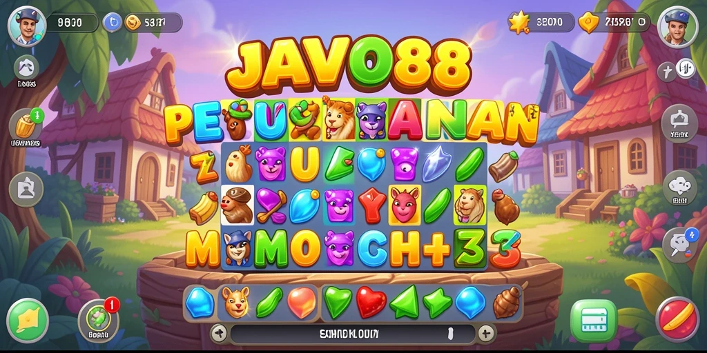 Tampilan screenshot menyenangkan dari gameplay seru JAVO88.
