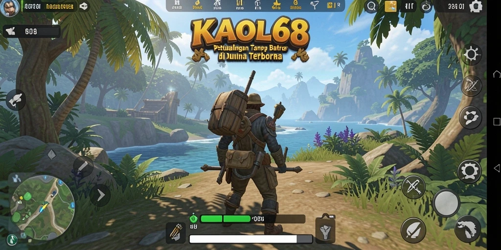 Tampilan gameplay menakjubkan di dunia terbuka KAOL68.