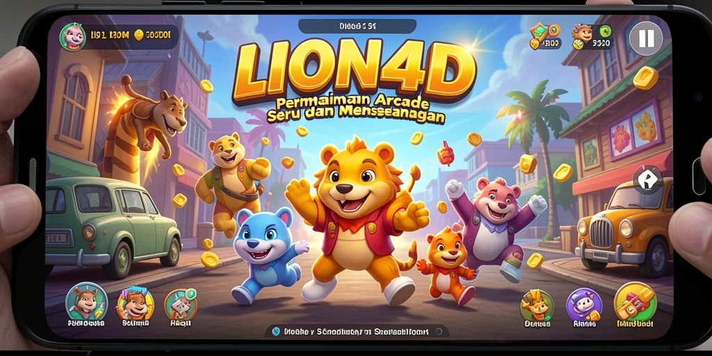 Screenshot gameplay LION4D menampilkan aksi seru dan tantangan menarik.