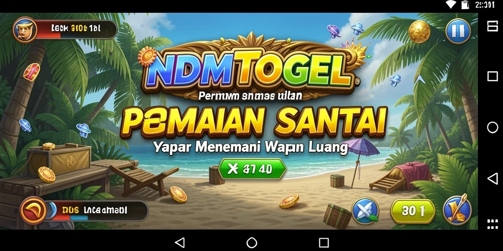 Tampilan gameplay NDMTOGEL yang menarik dan penuh warna.