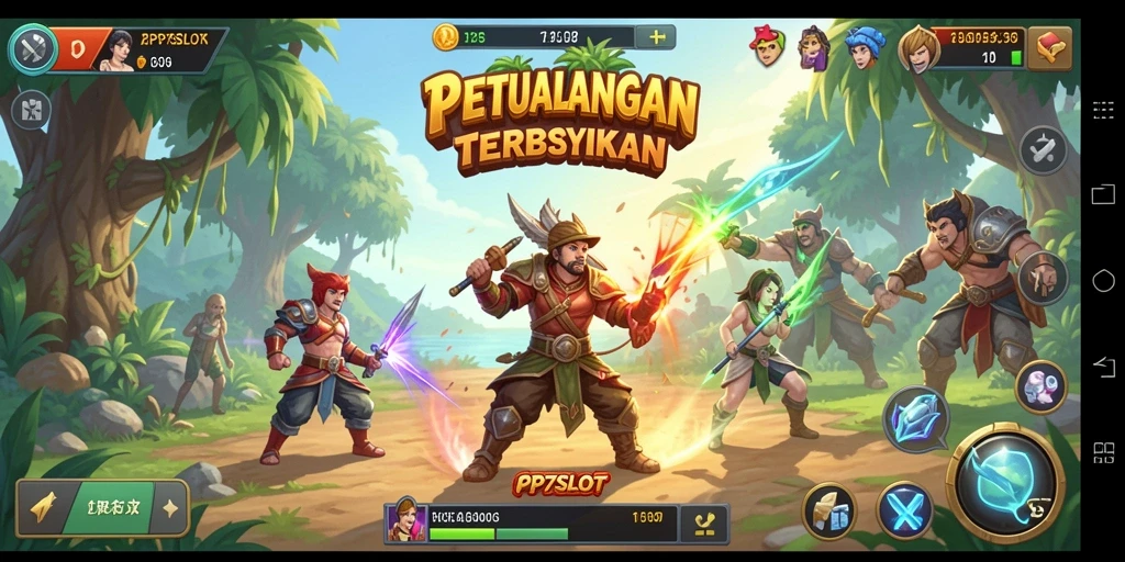Tampilan gameplay PP7SLOT di dunia terbuka yang luas.
