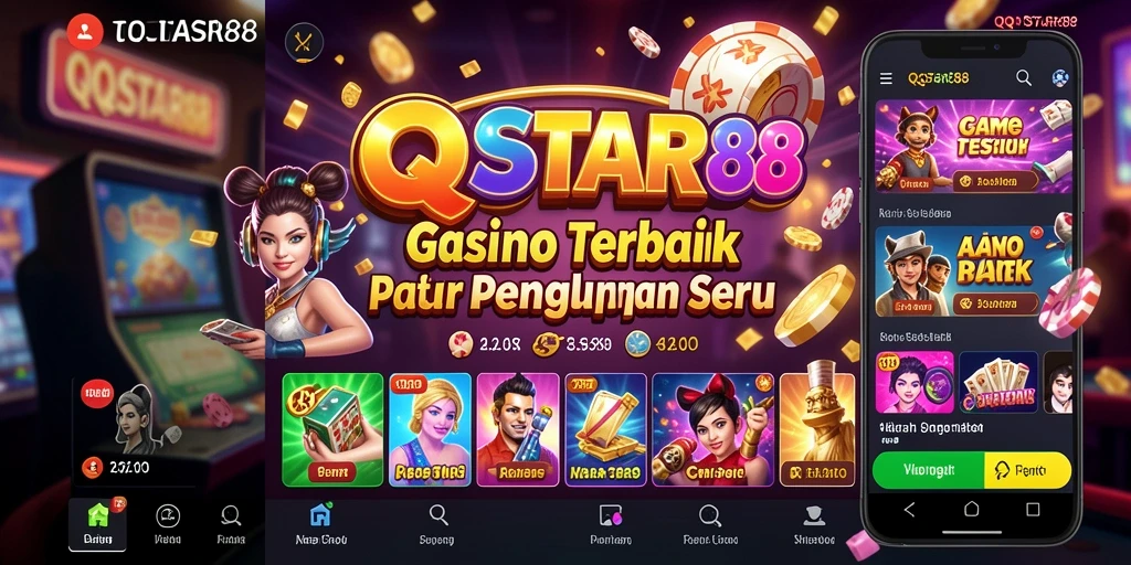 Tampilan gameplay menawan dengan slot dan kartu yang seru.